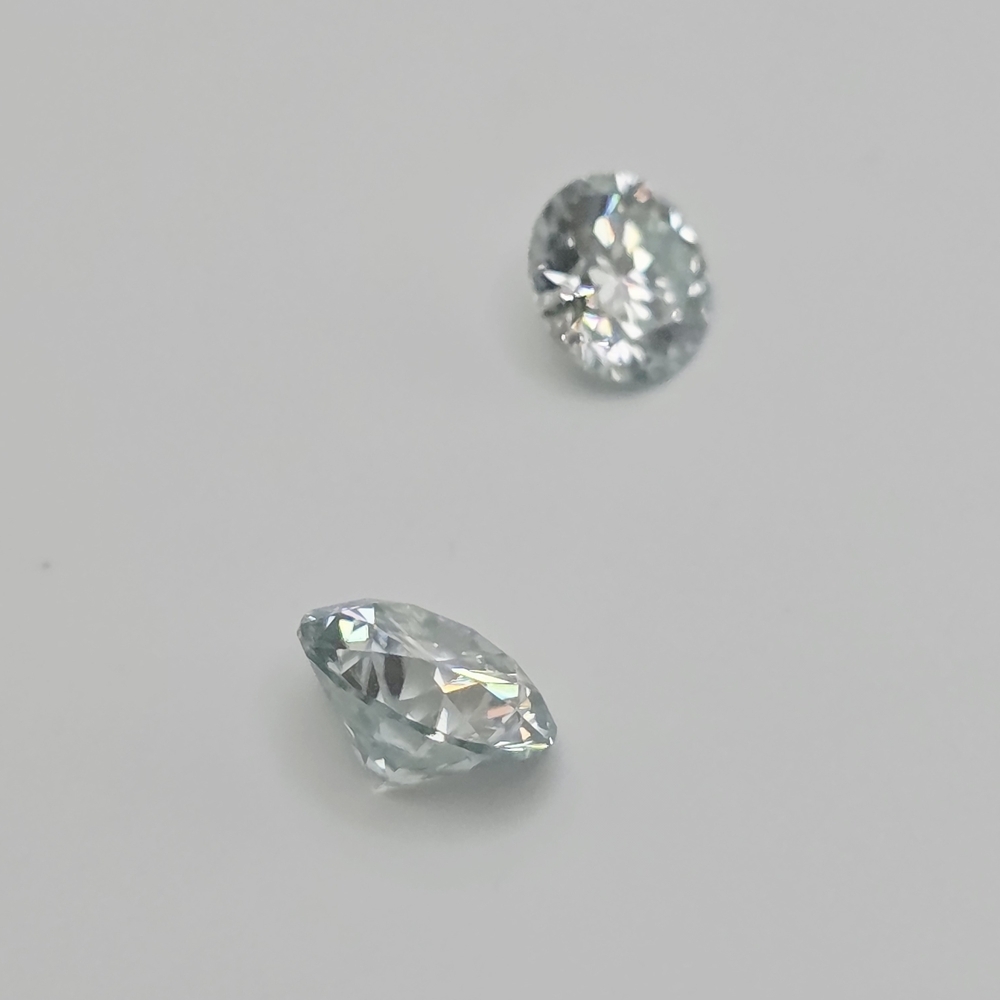 1ct Moissanite Loose Ice Blue  Diamond
